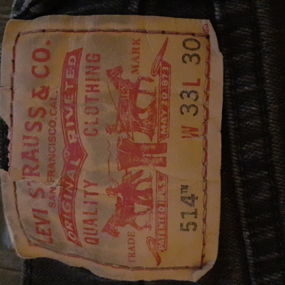 Jean bundle! Mens vintage worn Levi's 514s and EUC Old Navy dark wash skinny - Picture 4 of 6